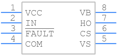 AUIRS21271STR - Infineon - PCB symbol