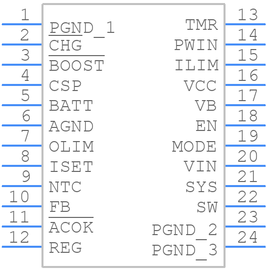 MP2637GR-Z - Monolithic Power Systems (MPS) - PCB symbol