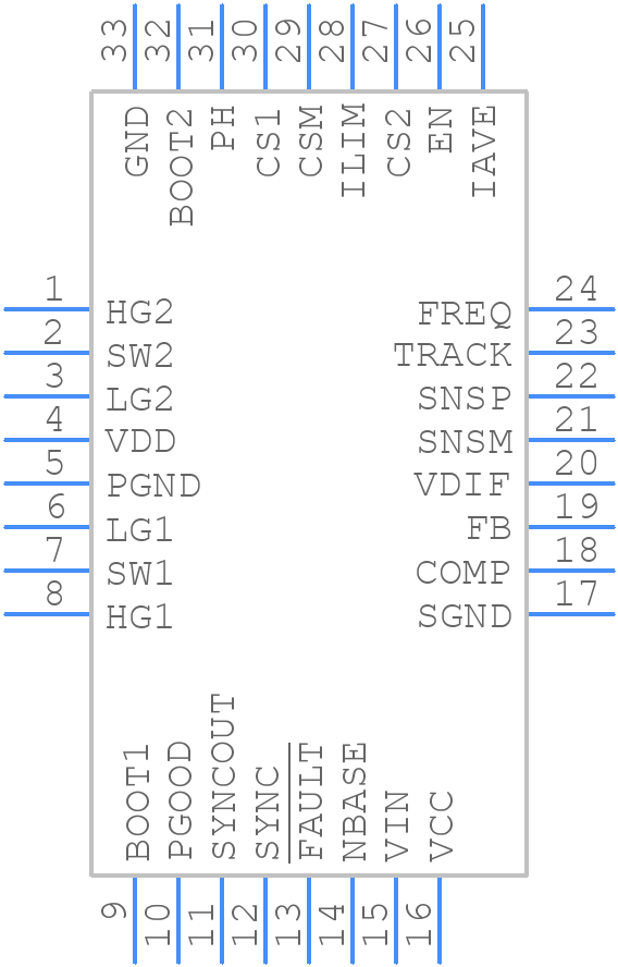 LM3753SQ/NOPB - Texas Instruments - PCB symbol