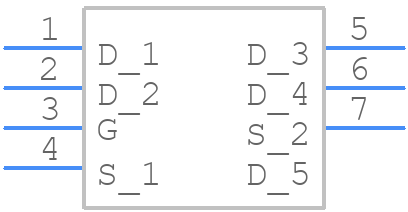 SIA432DJ-T1-GE3 - Vishay - PCB symbol