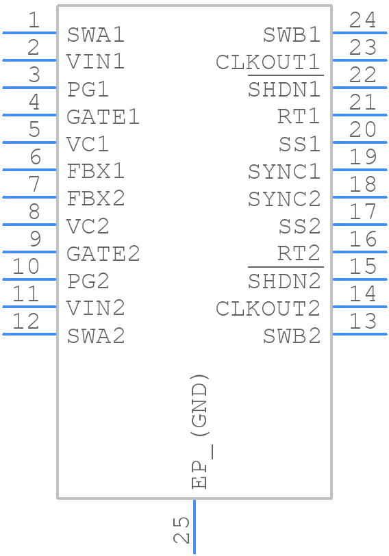 LT8582EDKD#TRPBF - Analog Devices - PCB symbol
