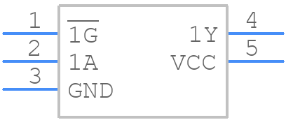 74V1T125CTR - STMicroelectronics - PCB symbol