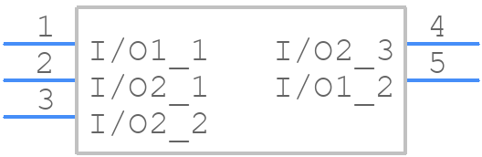 DSL02-005SC5 - STMicroelectronics - PCB symbol
