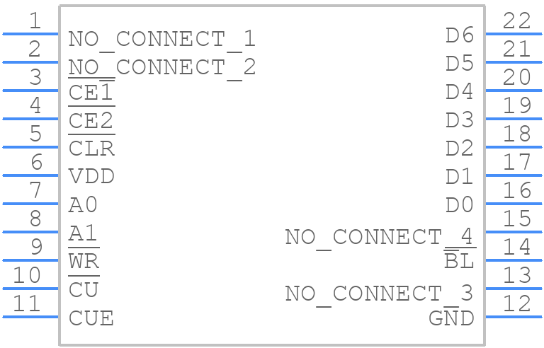 HDLG-3416 - Avago Technologies - PCB symbol