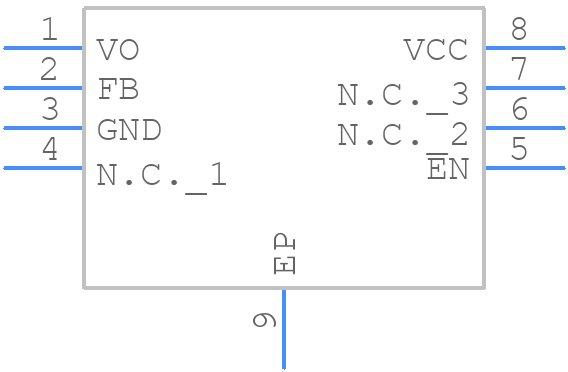 BD90GC0WEFJ-E2 - ROHM Semiconductor - PCB symbol