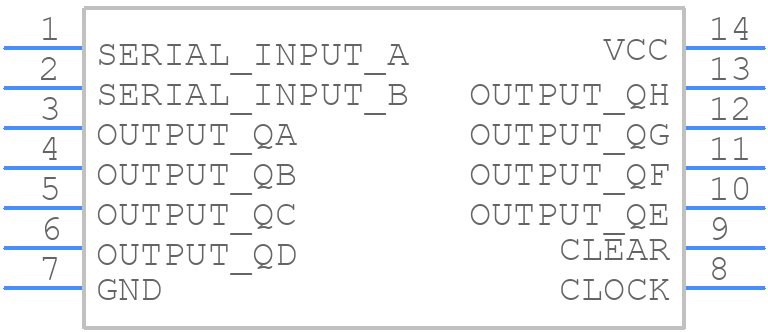 MM74HCT164MX - onsemi - PCB symbol