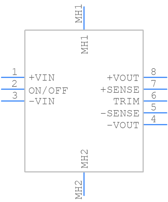 CQB150W-48S48 - Cincon - PCB symbol