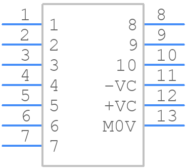 LA25-NP - LEM - PCB symbol