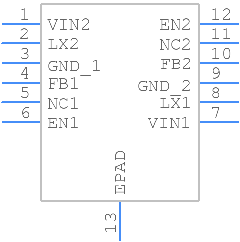 RT8020AGQW - RICHTEK - PCB symbol