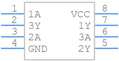 74LVC3G17DC,125 - Nexperia - PCB symbol
