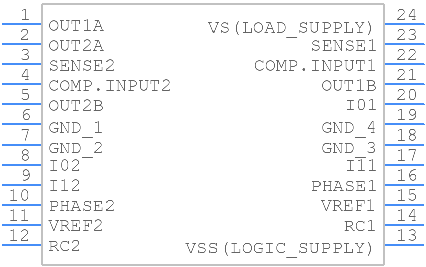 L6219DS - STMicroelectronics - PCB symbol