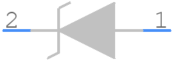 BZX584C3V9-HG3-08 - Vishay - PCB symbol