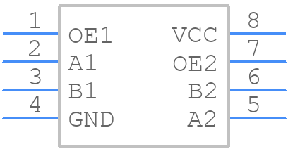 TC7WBL3305CFK,LF - Toshiba - PCB symbol