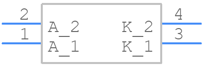 WP73EB/IGDA - Kingbright - PCB symbol