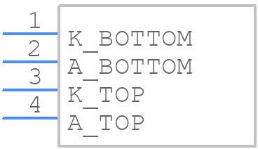 WP934RT/2GD - Kingbright - PCB symbol