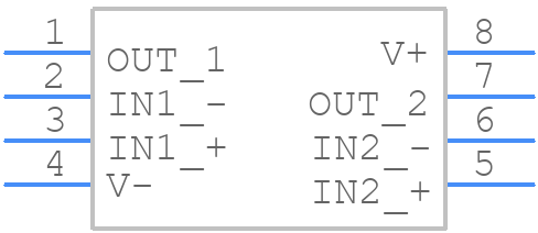 LM2904VQDR - Texas Instruments - PCB symbol