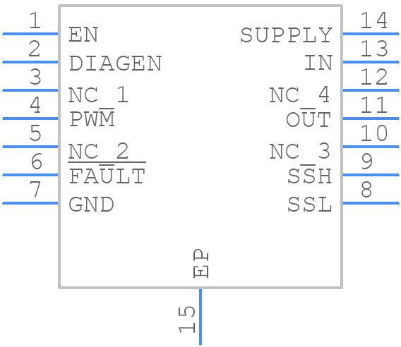 TPS92610QPWPRQ1 - Texas Instruments - PCB symbol