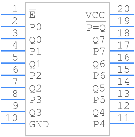 74HC688D,653 - Nexperia - PCB symbol