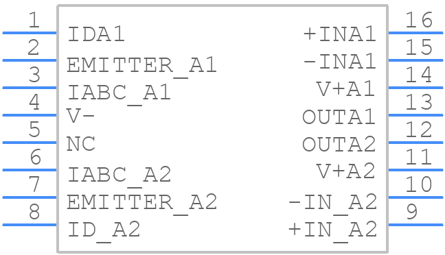 CA3280AEZ - Renesas Electronics - PCB symbol