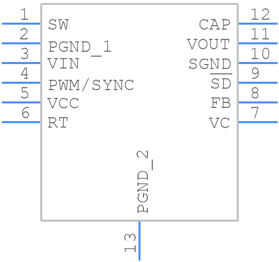 LTC3121EDE#TRPBF - Analog Devices - PCB symbol