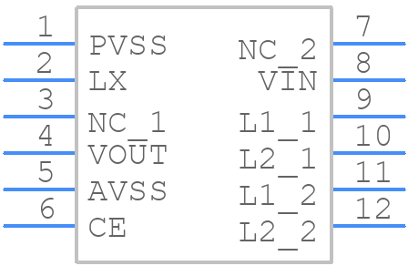 XCL209B183DR - Torex - PCB symbol