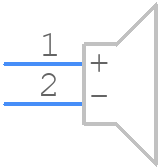 AOM-6545P-R - PUI Audio - PCB symbol