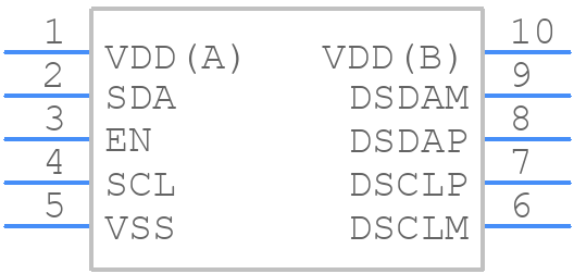 PCA9615DPJ - NXP - PCB symbol