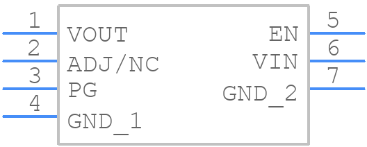 LDFMPVR - STMicroelectronics - PCB symbol