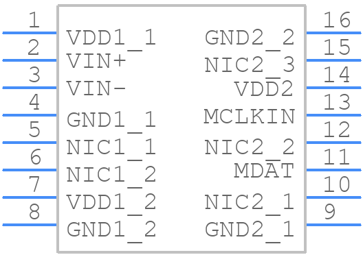 AD7403BRIZ - Analog Devices - PCB symbol