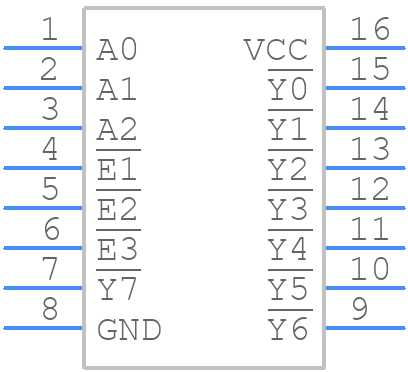 74LVC138AD,118 - Nexperia - PCB symbol