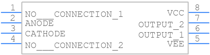 FOD3180SDV - onsemi - PCB symbol