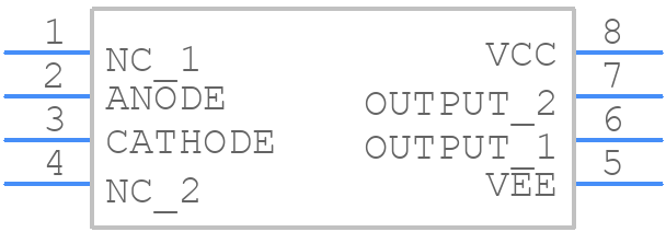 FOD3180SD - onsemi - PCB symbol