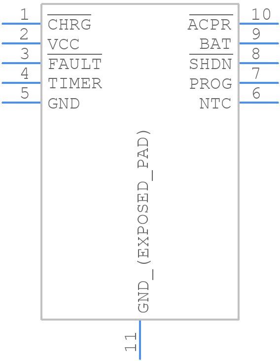 LTC4053EMSE-4.2#PBF - Analog Devices - PCB symbol