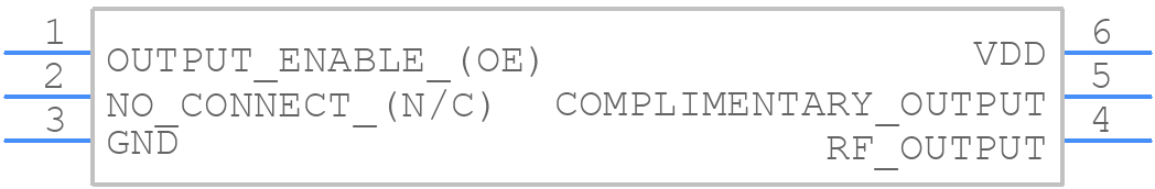 ASG2-D-X-B-644.53125MHZ - ABRACON - PCB symbol