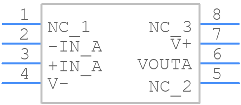 ISL28107FUZ-T13S2568 - Renesas Electronics - PCB symbol