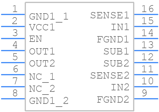 ISO1212DBQR - Texas Instruments - PCB symbol