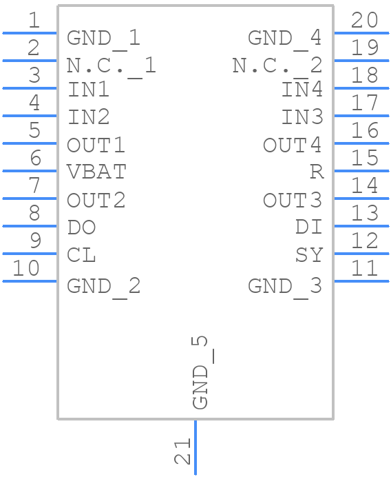 L9651 - STMicroelectronics - PCB symbol
