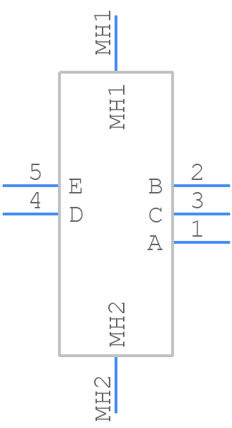 EC11B15242AZ - ALPS Electric - PCB symbol