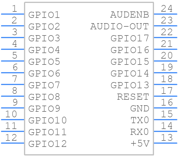 4D-UPA - 4D Systems - PCB symbol