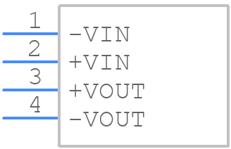 MGFS1R52412 - Cosel - PCB symbol
