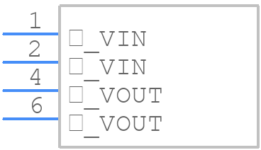 MGFS1R54805 - Cosel - PCB symbol