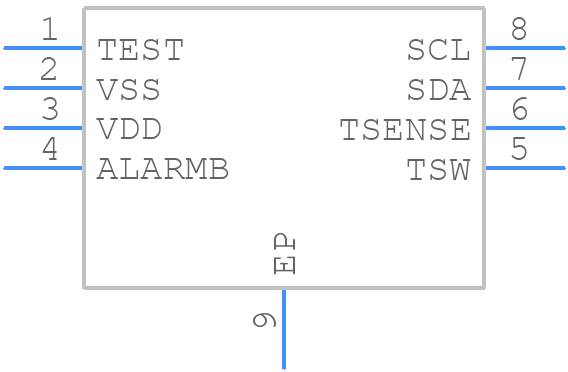 LC709203FQH-02TWG - onsemi - PCB symbol