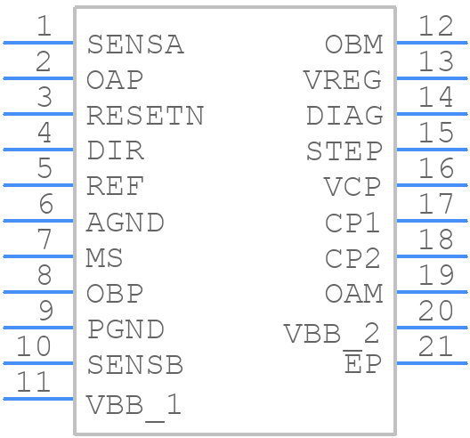 A4992KLPTR-T - Allegro Microsystems - PCB symbol