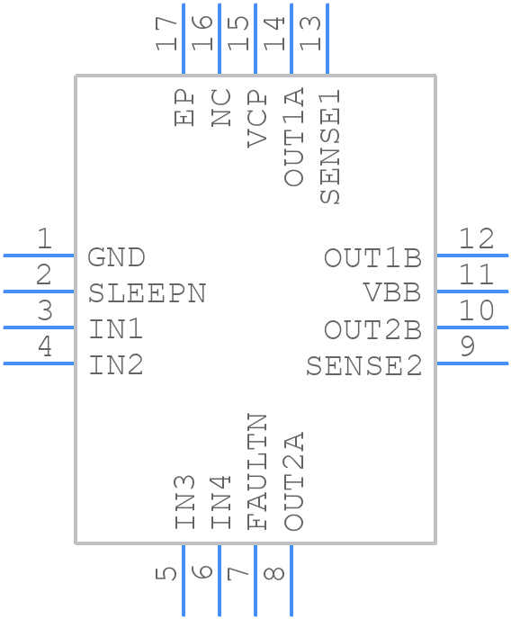 A3916GESTR-T - Allegro Microsystems - PCB symbol