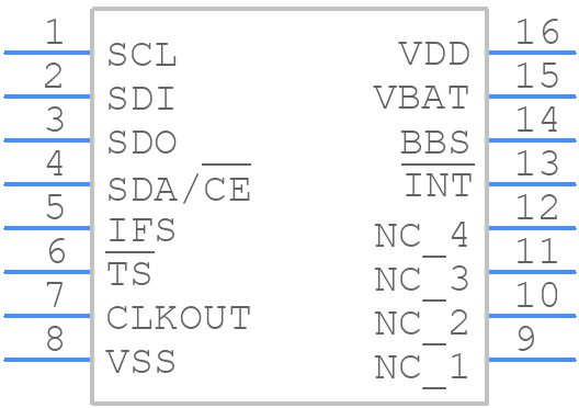 PCF2129T/2,518 - NXP - PCB symbol
