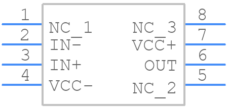 THS3001CDR - Texas Instruments - PCB symbol