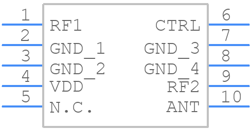 BGS12PN10E6327XTSA1 - Infineon - PCB symbol