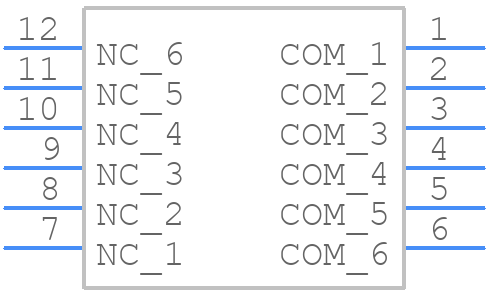 76SB06ST - Grayhill - PCB symbol