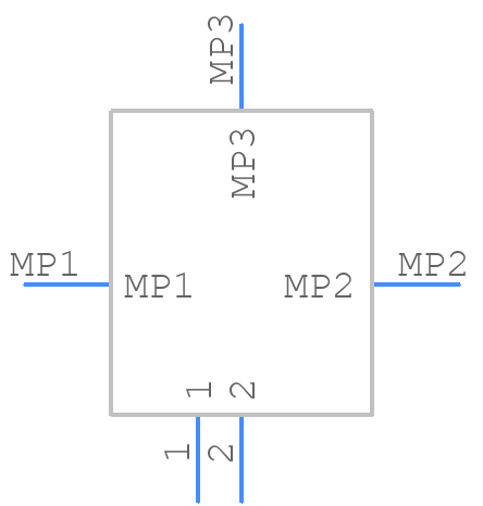 TL3360DF185Q - E-Switch - PCB symbol