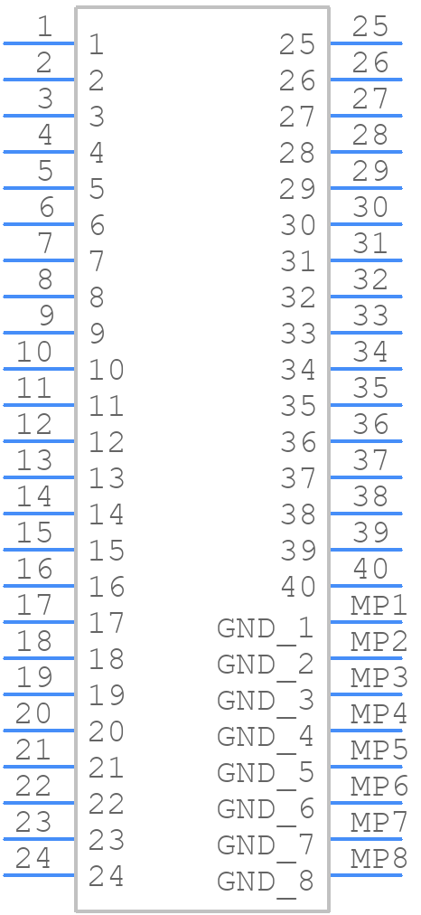 DF40GB(3.0)-48DS-0.4V(51) - Hirose - PCB symbol